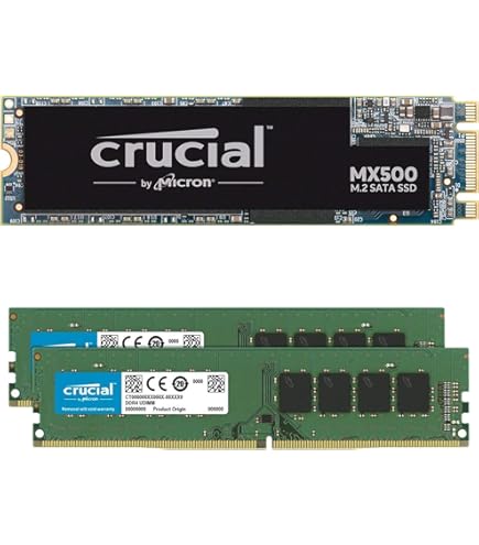 Crucial MX500 500GB SSD×2 abe29d7f-0b72-4bd6-b16f-