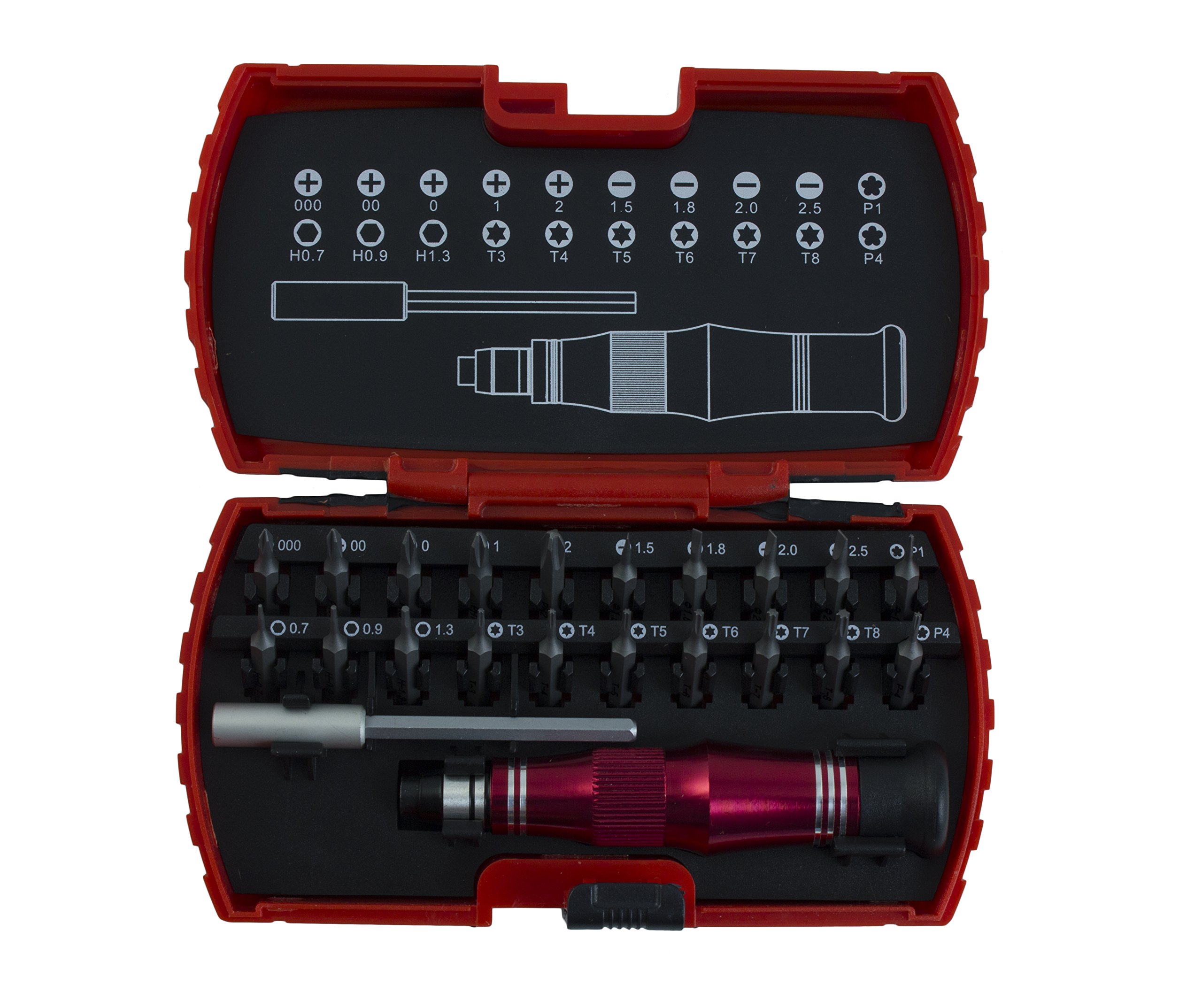 KRINO 66015001 Precision Inserts for Electronic and Time, Set of 20, Steel