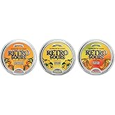 Retro Sours | Hard Tangy Candy Variety Pack | 3 Pack | Tangy Tangerine, Mango, and Citrus hard candy in a 3-pack variety. A traditional treat brought to you by Iconic Candy