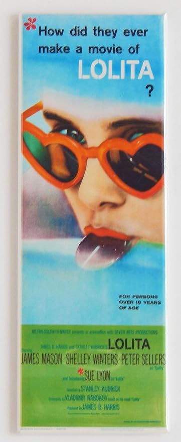 Lolita Póster de película imán para nevera (1,5 x 11,43 cm ...