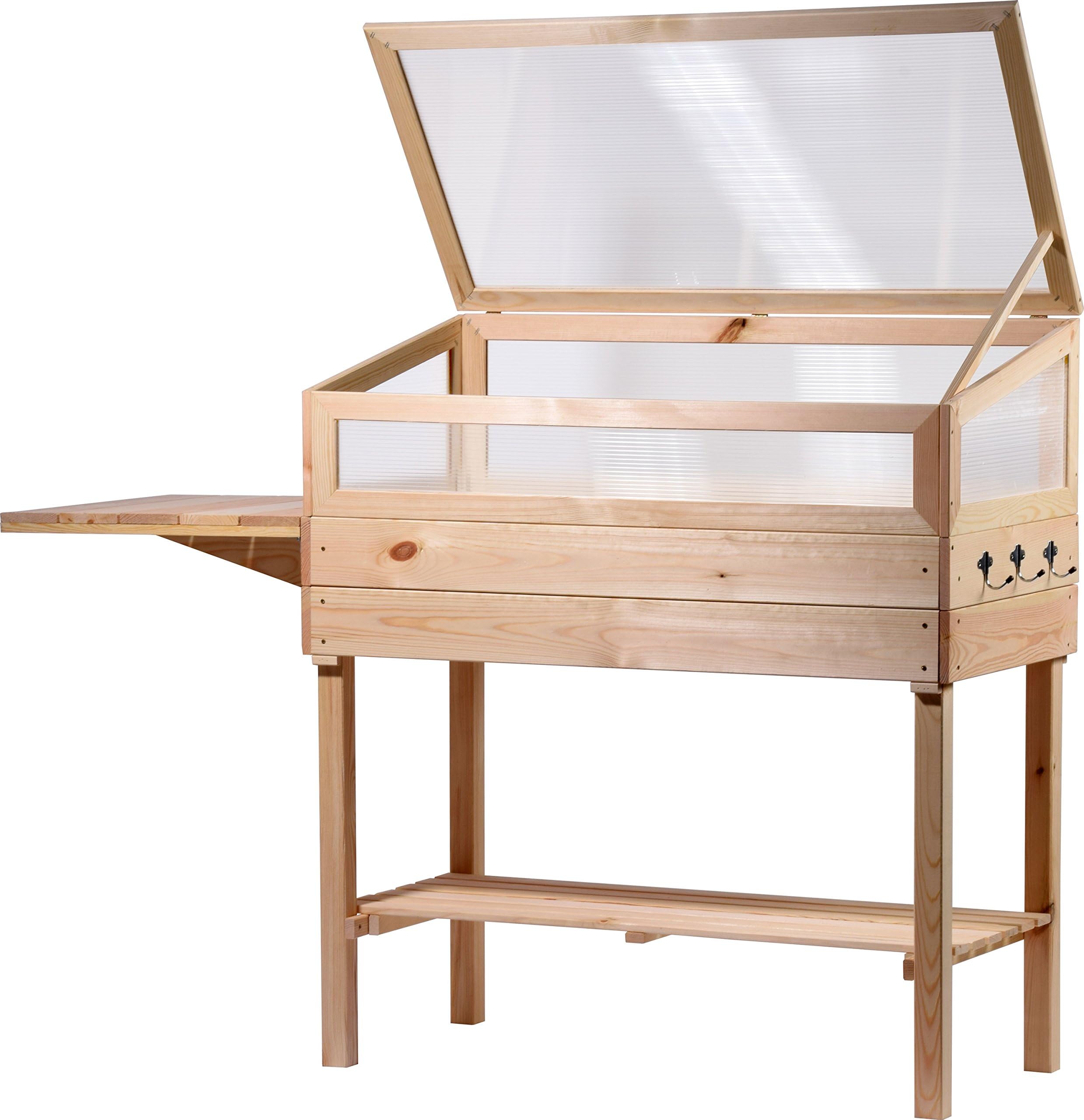 dobar 58395E Cold Frame, Natural, 150 x 50 x 107 cm