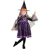 Girl's Toddler Twilight Twinkle Witch Sustainable Material Costume | Girl's Witch Costumes