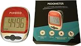 Pingko Walking Pedometer Step Counter Calorie Calculator Red view 6