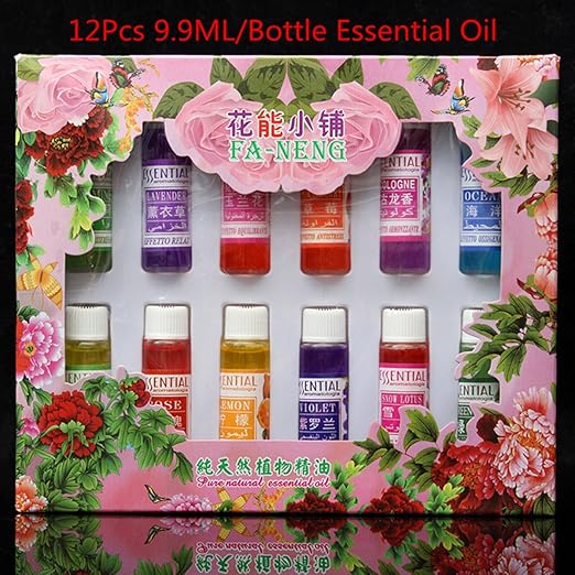title=LuckyFine Olio Aromatico per Diffusore, Olio Essenziale Idrosolubile Raffreddare