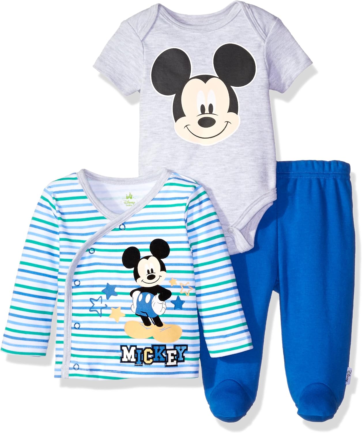 Disney Baby Boys' Mickey Mouse Jacket, Blue, 3/6 Clothing