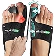 Healrecux Bunion Corrector for Women Men Big Toe, Bunion Splint Brace Big Toe Straightener for Bunion Relief, Bunion Fix Hallux Valgus Correction for Day Night Support