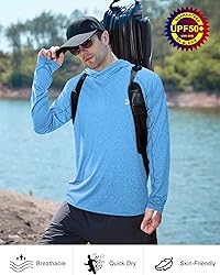 Roadbox Mens UPF 50+ Fishing Shirts - Long Sleeve