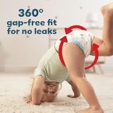 Pampers Baby-Dry Nappy Pants Size 8 117 Nappies 17kg+ 360° Fit Monthly Pack view 3