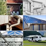 QWORK Butyl Tape White 5cm x 5m Waterproof Sealing Tape Roof Pipes view 5