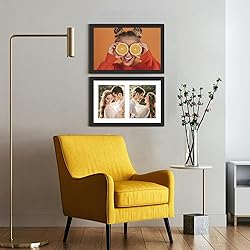 DUENPY 12x19 Double Picture Frame 8x10 Displays Two
