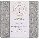 Burt's Bees Baby - Changing Pad Cover, 100% Organic Cotton Changing Pad Liner for Standard 16" x 32" Baby Changing Mats