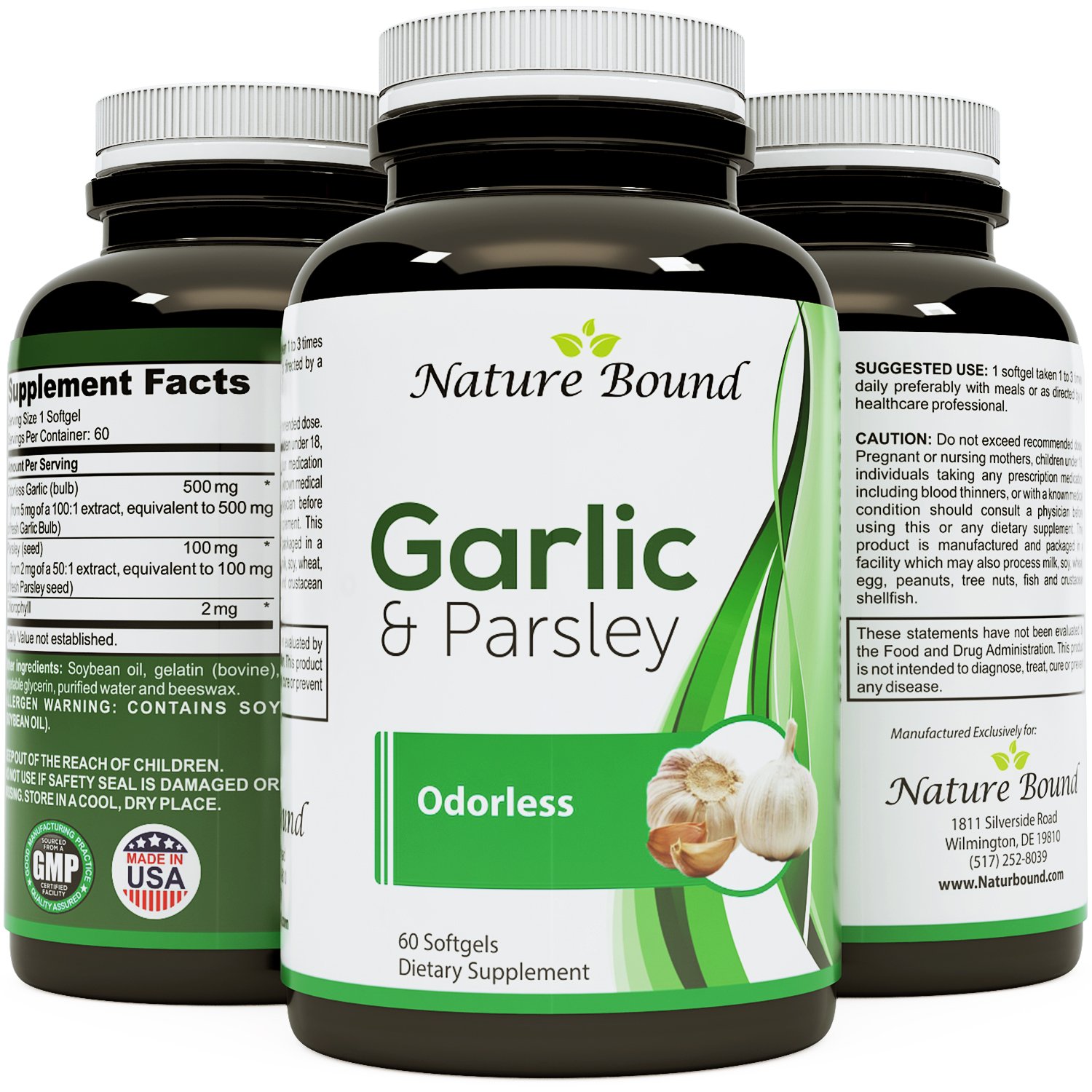 Amazoncom Odorless Garlic Pills For Weight Loss Hair Loss With