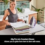 Morphy Richards Steam Iron 2400W, 115g Boost, Ceramic Soleplate, Purple view 7