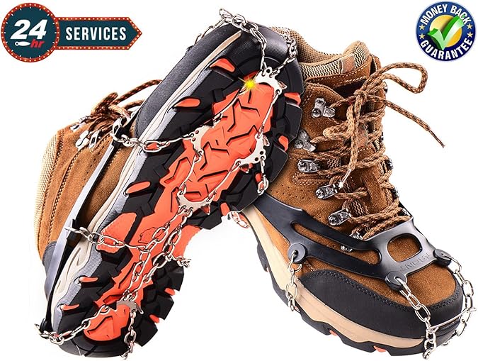 avanlo sure foot Ice Cleats Snow Grips (Medium