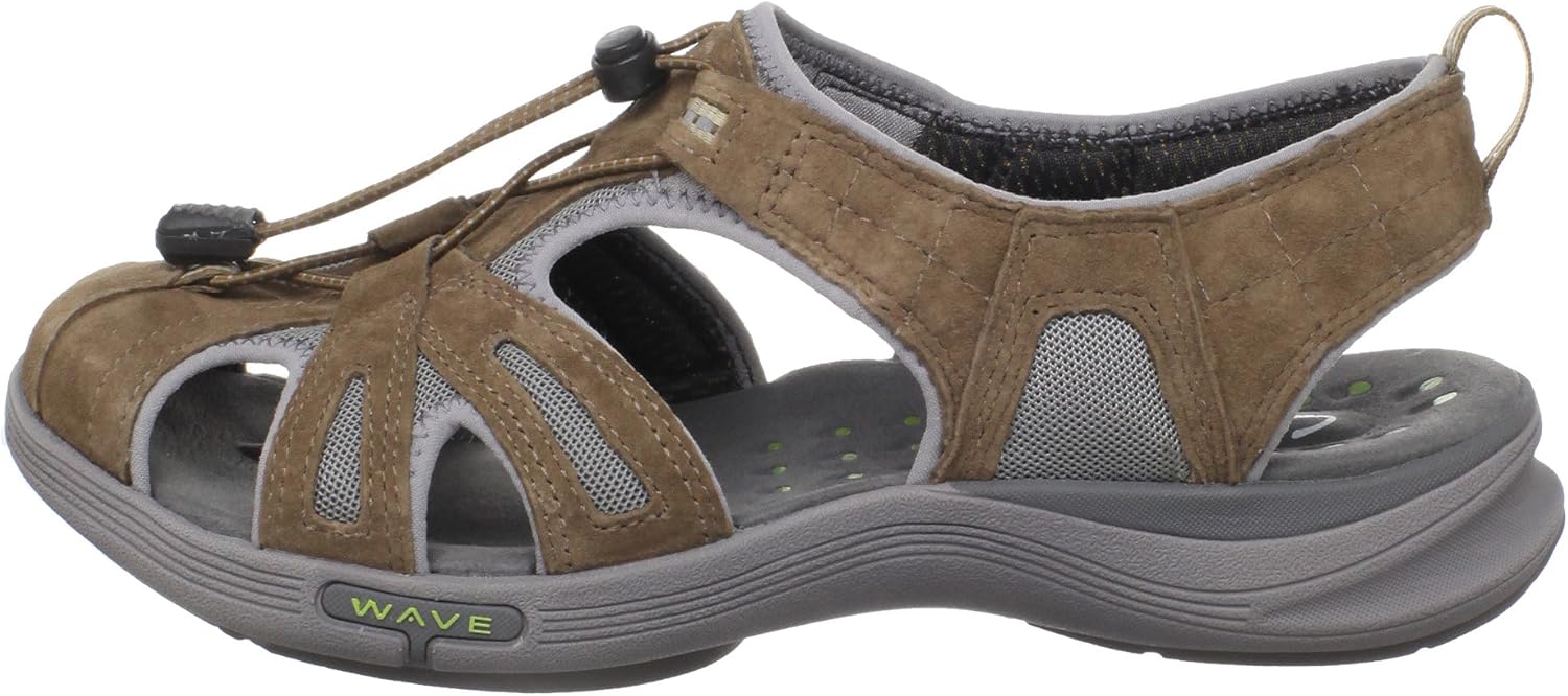 clarks wave swivel sandal