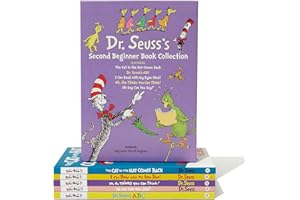 Dr. Seuss's Second Beginner Book Boxed Set Collection: The Cat in the Hat Comes Back; Dr. Seuss's ABC; I Can Read with My Eyes Shut!; Oh, the Thinks You Can Think!; Oh Say Can You Say?