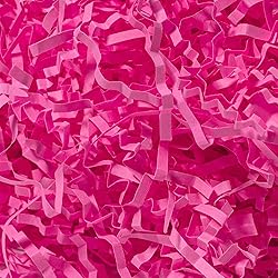 Mefleet 1 LB Crinkle Cut Paper Shred Filler Pink