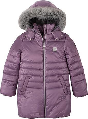 calvin klein purple puffer jacket
