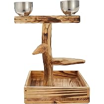 Amazon.com : PENN-PLAX Bird-Life Natural Wood Tree Perch for Small ...