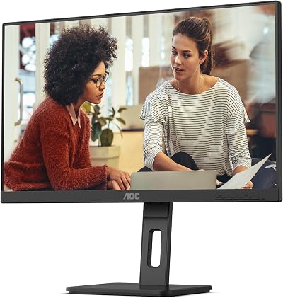 AOC Q27E3UMF 27 Inch QHD Monitor VA 75Hz Height Adjust USB Hub Flicker Free