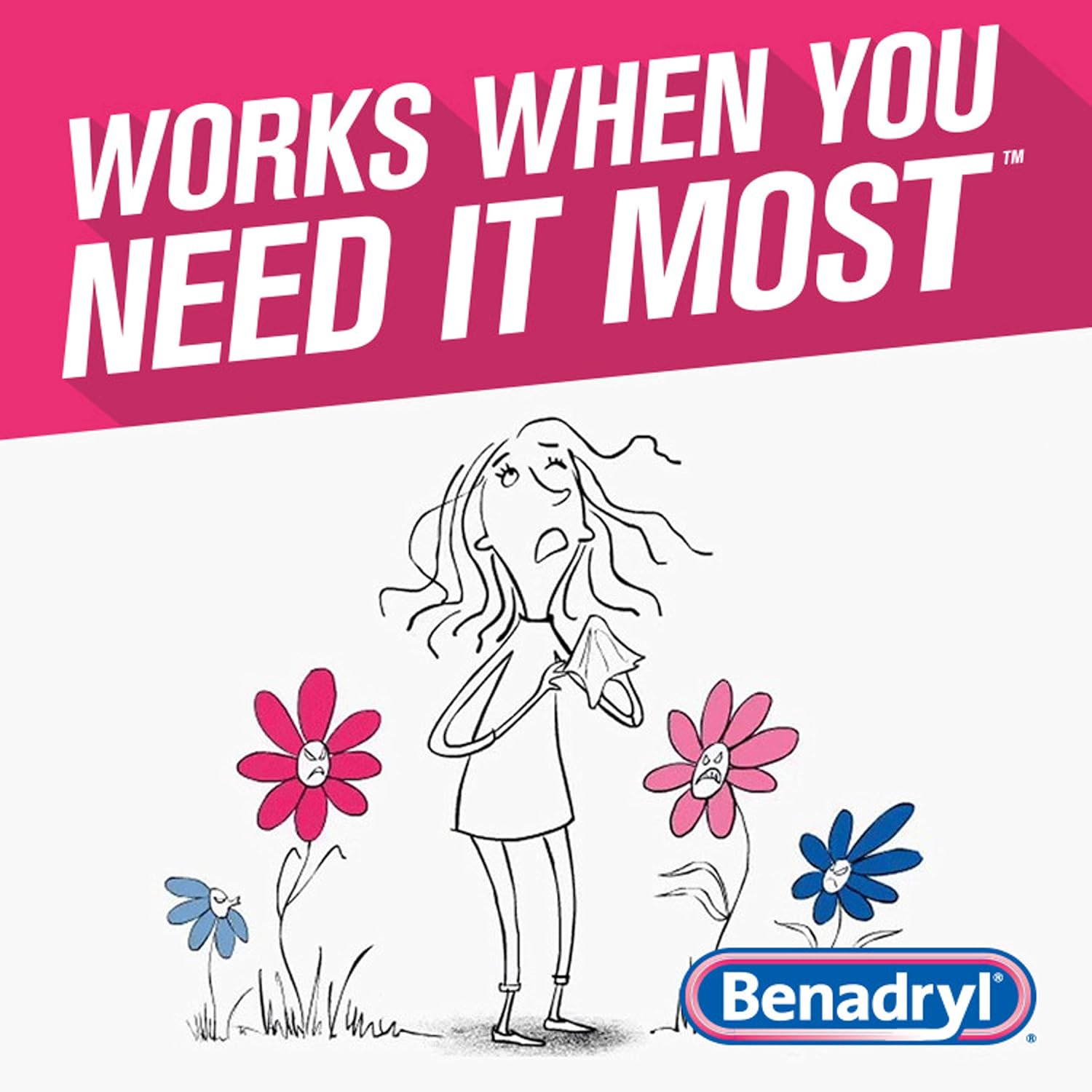 Benadryl Ultratabs Antihistamine Allergy Relief Tablets, Diphenhydramine HCl 25mg, 100 ct: Health & Personal Care