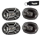 Polk Audio - Two Pairs of DB692 6x9 Coaxial