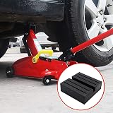 AUTOXBERT 2pcs Car Lift Jack Stand Rubber Pads Square Slotted Frame Rail Guard view 5