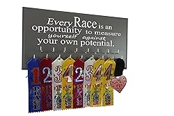 Race bib and Medal Display - Every Race is an