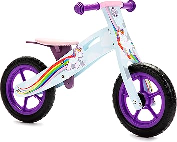 girl riding unicorn bike