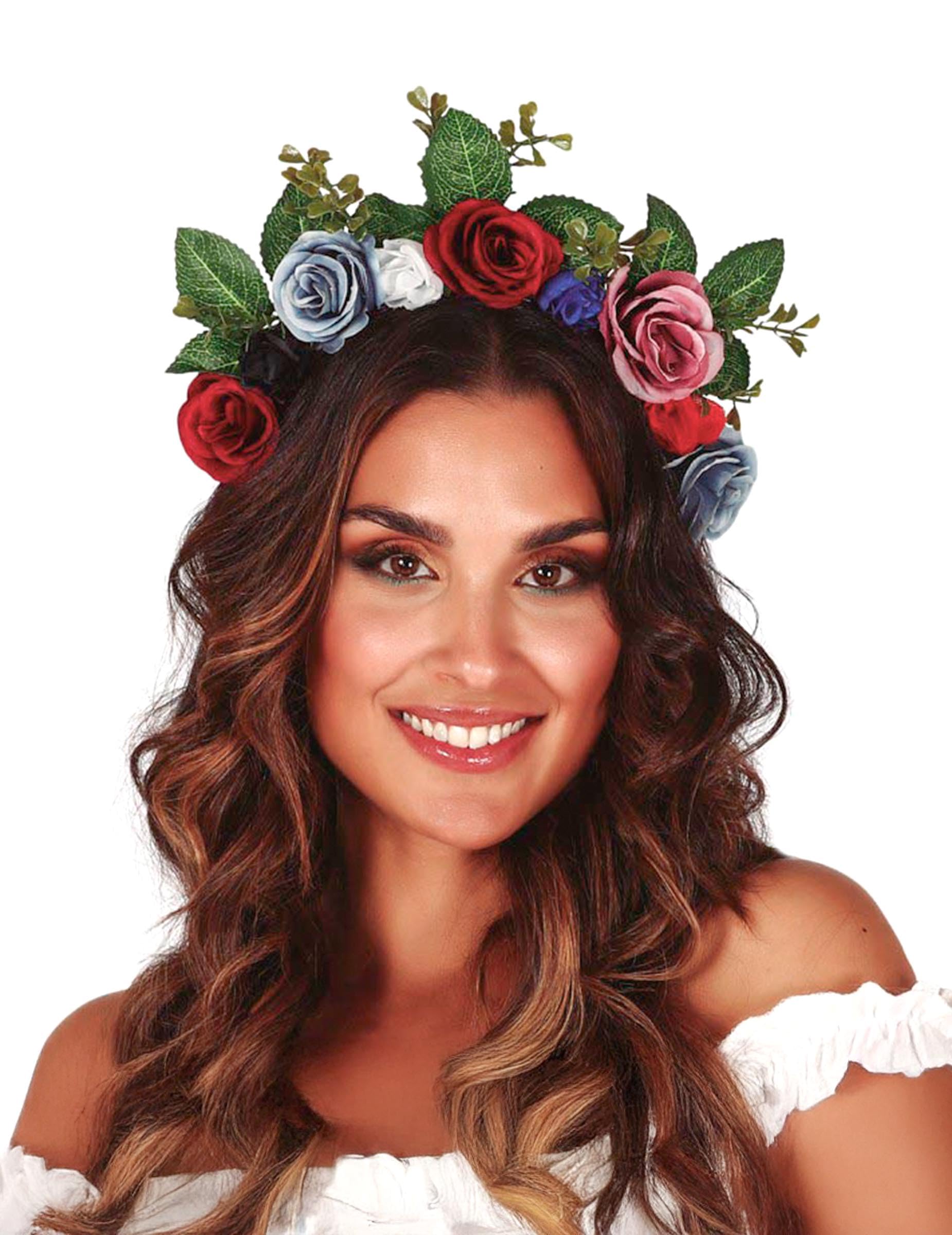 FIESTAS GUIRCA, S.L. Flower Crown in Dark Shades