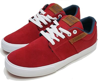 Amazon スープラ Supra スタックス2 Stacks 2 Red Navy White 10h ローカット スケートシューズ メンズ スニーカー 靴 レッド 赤 Supra スープラ スケートボード