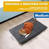 MORA PETS Self Heating Cat Bed Mat 74x47cm Non Slip Removable Cover view 5