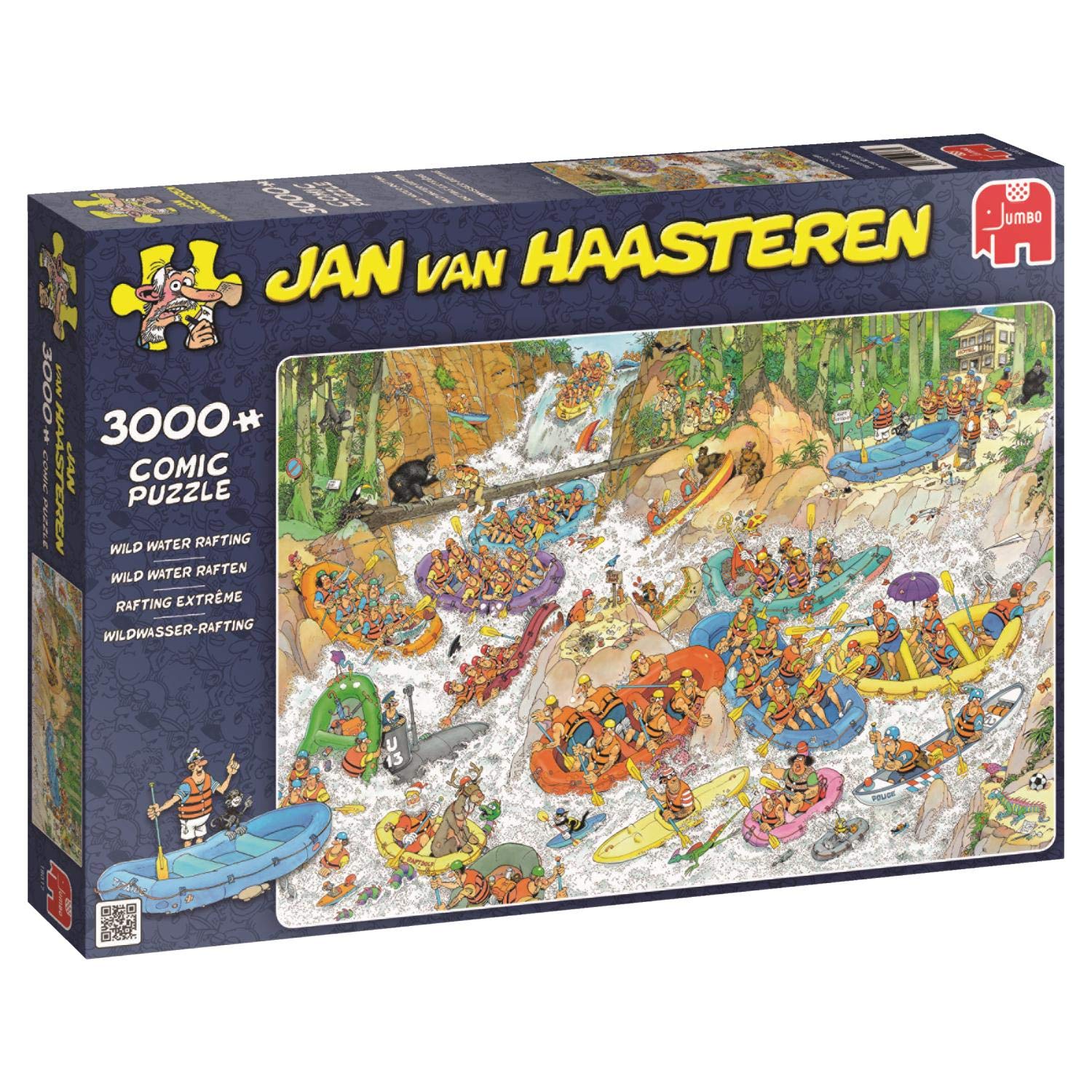 Van Jan Jumbo Haasteren Piece) (3000 Puzzle Jigsaw Rafting