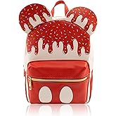 Disney Mickey Mouse Backpack for Women, Men, Unisex | Cute PU Leather 10" Mini Backpack Purse