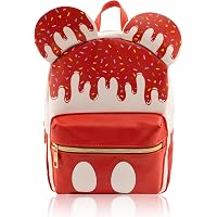 3318 Disney Mickey Mouse Backpack , , Unisex | Cute PU Leather 10\
