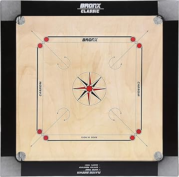 Bronx Classic Full Size Carrom Board 30 Playing Area with 6 mm Thick Ply