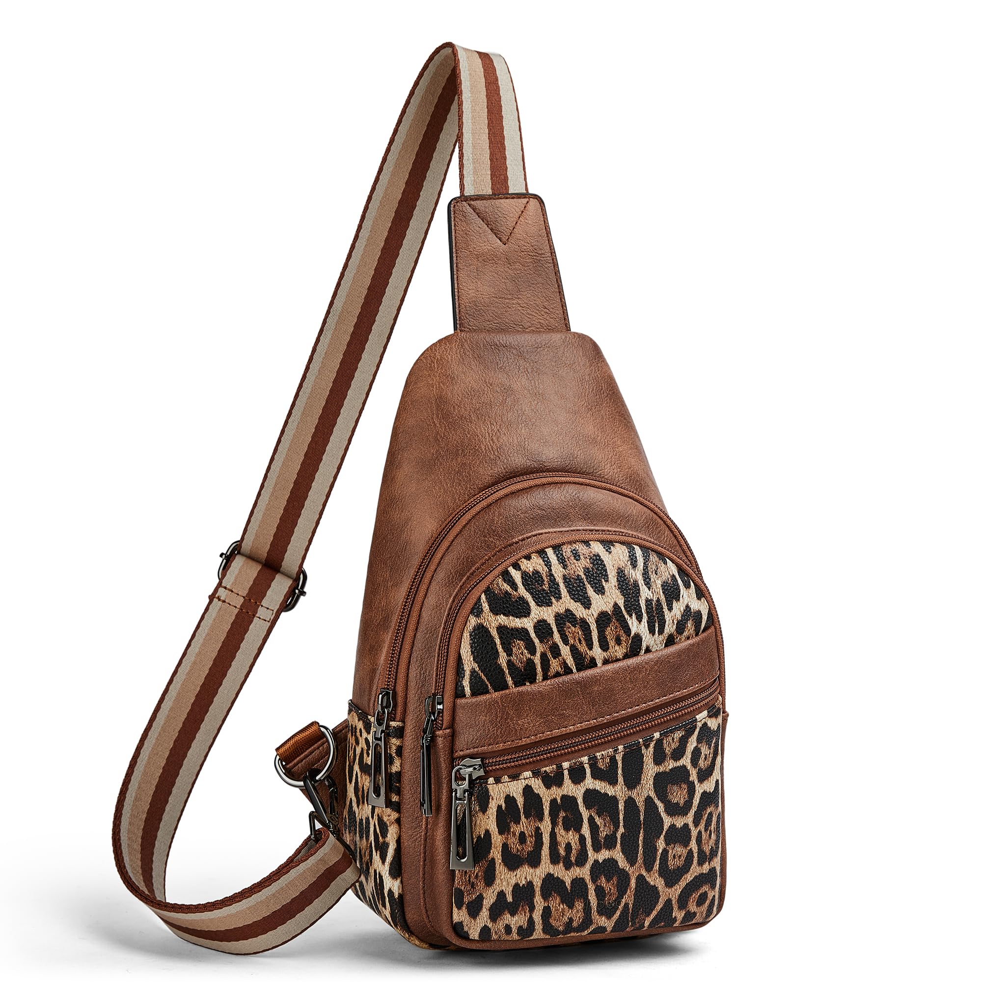 Photo 1 of Mroede Sling Bag Crossbody Bags for Women Small Cross Body Bag Fanny Packs Chest Sling Purse for Daily Travel Leisure Sport