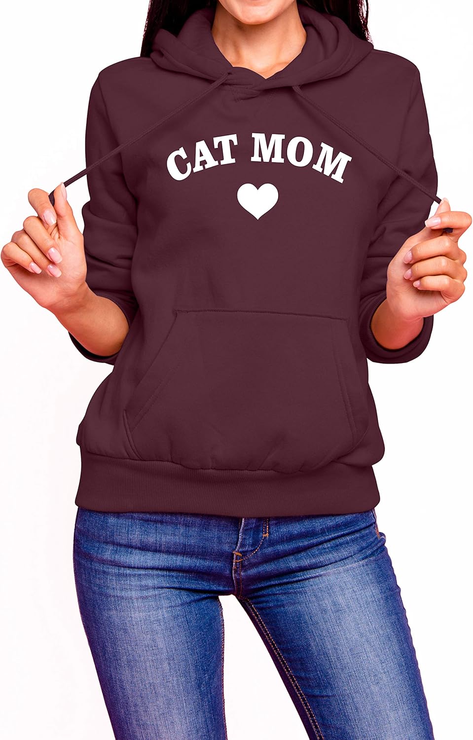 ladies maroon hoodie