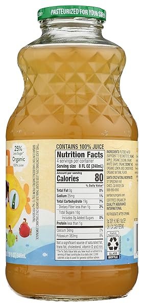 SANTA CRUZ ORGANIC ORGANIC LEMONADE SENSIBLE SIPPERS, 32 FZ