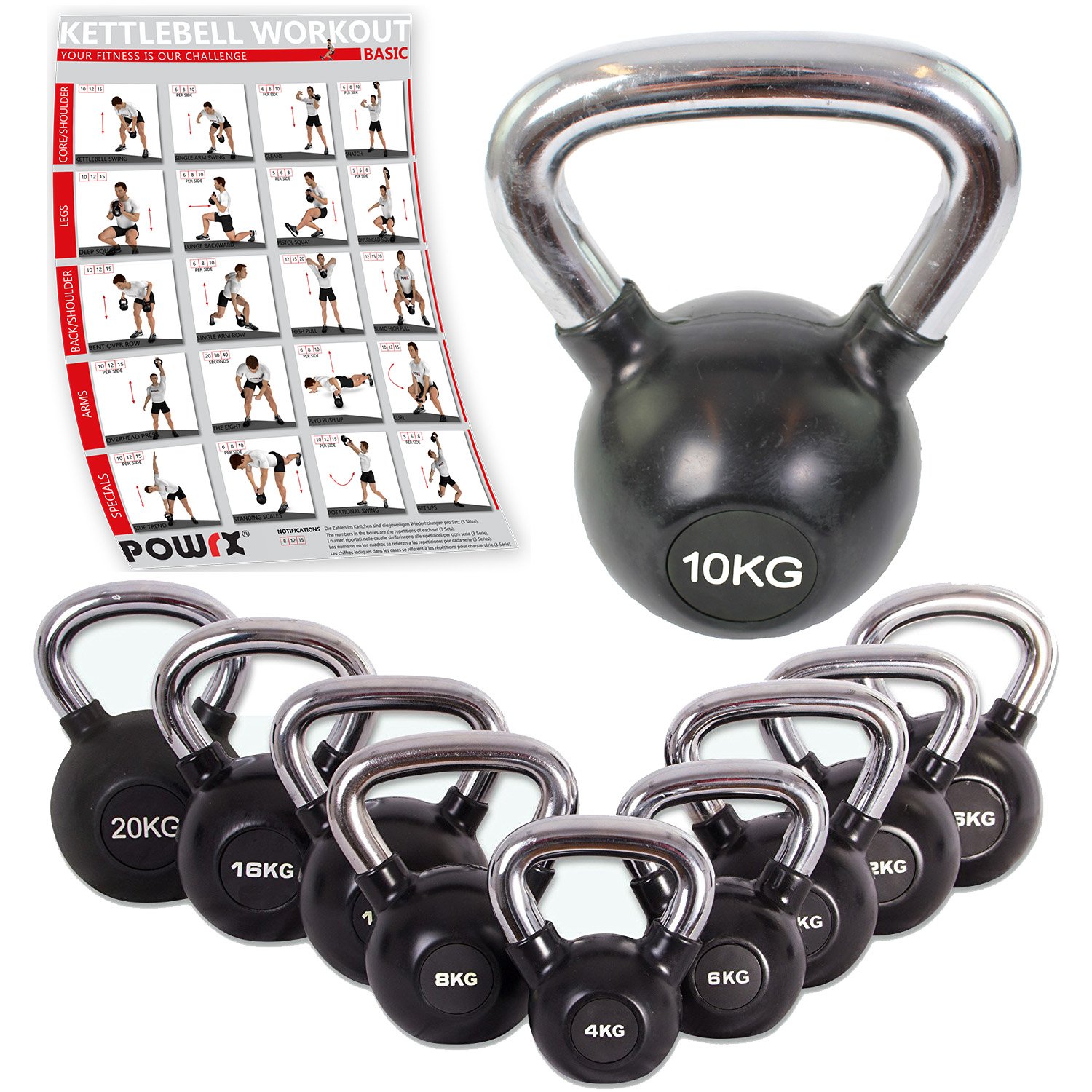 Fitness 30. Cast Iron Kettlebell kbi001. Kg04.