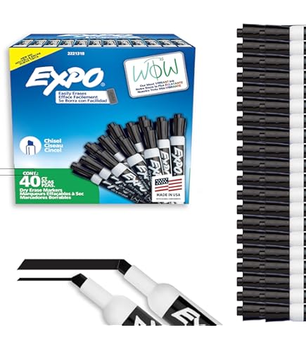 Amazon.com : EXPO Dry Erase Markers, Low Odor Ink, Assorted