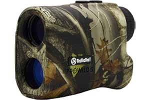 TecTecTec ProWild S Hunting Rangefinder with Angle Compensation Laser Range Finder for Hunting with Range Scan, Speed Mode, CR2 Battery, and Normal Measurements