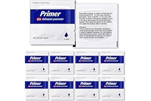 Nuanchu 8 Pcs Adhesion Promoter, High Performance Adhesion Promoter for Plastic, Double Tape Primer Increase for Automotive Molding Tape