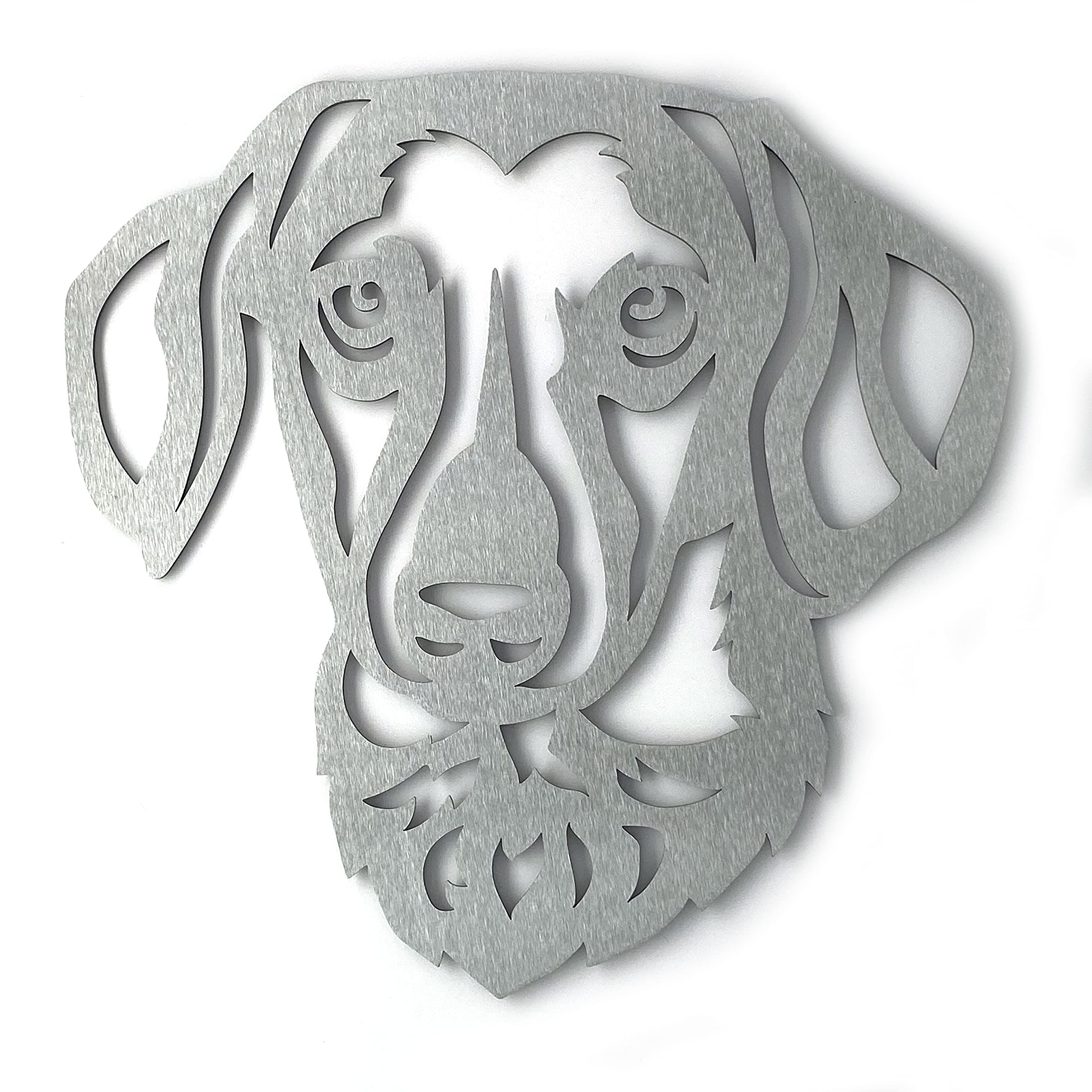 Image Industry Dachshund - Dog Garden Art Sculpture/Garden Ornament/Rusty Metal Dog/Metal Garden Sculpture/Metal Art (Medium 392mm x 385mm)