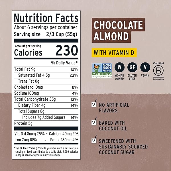 PURELY ELIZABETH, CEREAL SUPERFOOD CHOCOLATE ALMOND, 11 OUNCE