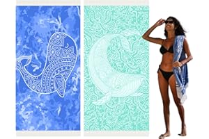 Widdonen Thin Turkish Beach Towel Lightweight Quick Dry Absorbent Cotton Bathroom Bath Pool Swim Towels Extra Large Oversized Sand Free Beach Accessories Essentials Cloud Gifts for Adult