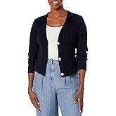 Vince Women's Ribbed Button Front Cardigan