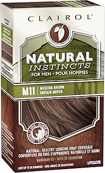 Clairol Natural Instincts Hair Color For Men M11 Medium Brown 1