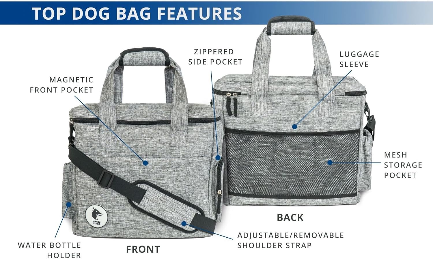 Top dog pet gear travel bag Clearance