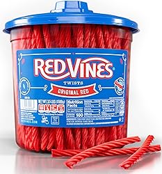 Red Vines Licorice Candy Original Red Flavor Soft